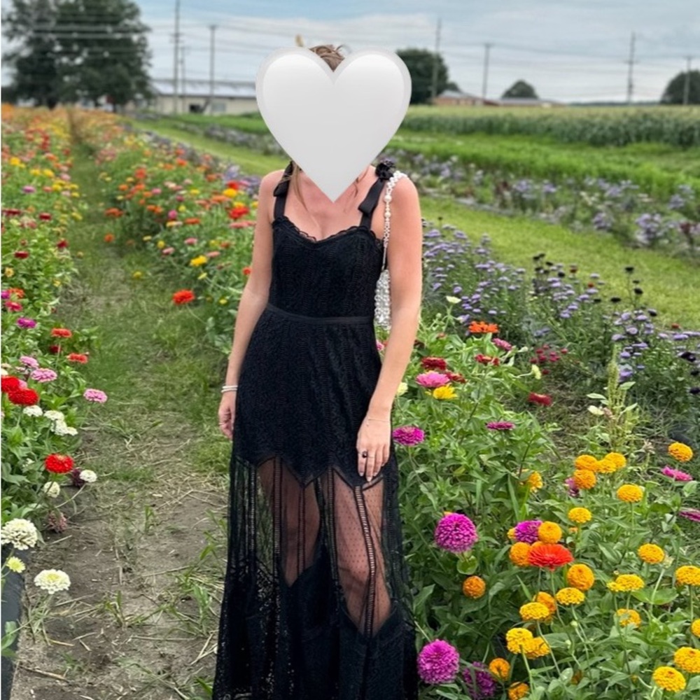 Gianni Bini Black Maxi Dress